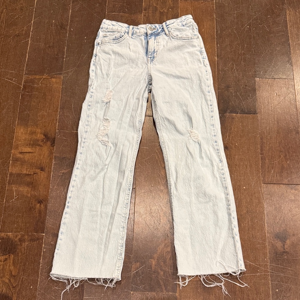 Art Class Light Blue Distressed Kids Jeans